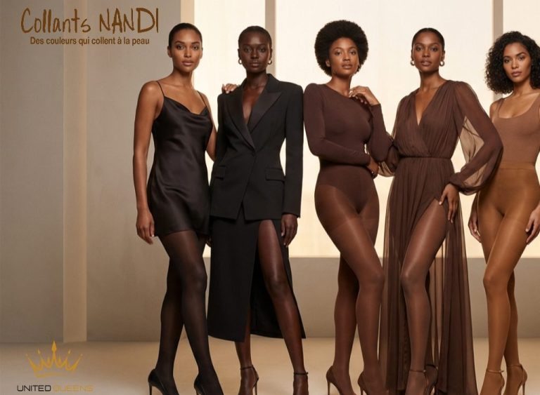 Teintes Collants NANDI, pensés pour respecter et magnifier, chaque nuance de peau, chaque silhouette, chaque femme.