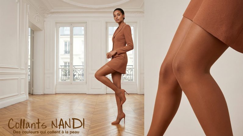Collants NANDI Teinte SAND Un beige sable lumineux qui célèbre la beauté naturelle. Discret et sophistiqué pour toutes les occasions.