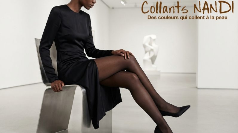 Collants NANDI Teinte Black Classique intemporel dans sa version la plus luxueuse. Noir profond et transparence sophistiquée.