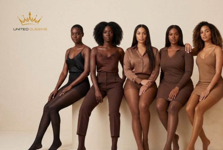 Teintes Collants NANDI, pensés pour respecter et magnifier, chaque nuance de peau, chaque silhouette, chaque femme.