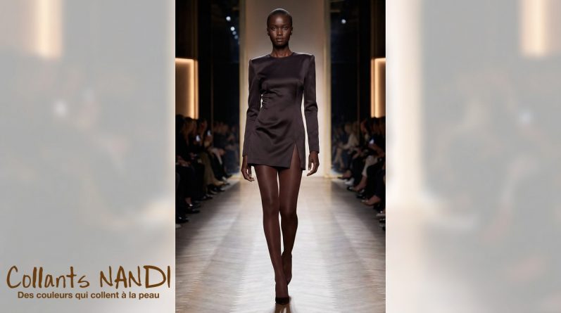Collants NANDI Teinte Dark Un brun profond et riche qui apporte intensité et caractère. L'essence même de l'élégance intemporelle.